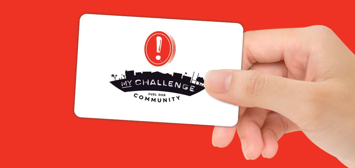 Red Challenge Loyalty Card